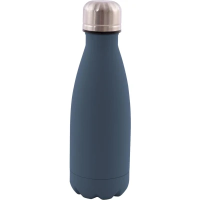 Afbeelding van Point Virgule Dubbelwandige Isoleerfles Uit Rvs Donkerblauw 350ml
