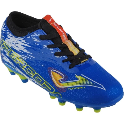 Afbeelding van Joma Supercopa Voetbalschoenen met kunststof noppen, Heren, Maat: 44, Blue/yellow Textiel/ synthetisch