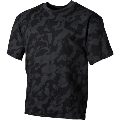 Afbeelding van MFH US T Shirt korte mouw Night camo 170 g/m² MAAT L