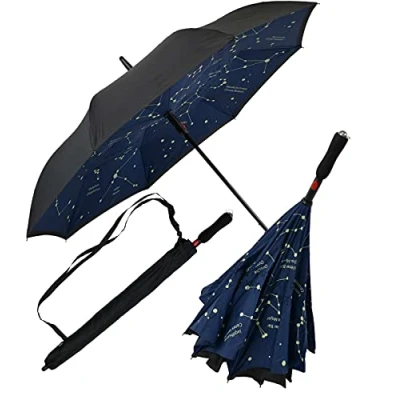 Afbeelding van iX brella Omgekeerde paraplu met automatische opening aan de achterkant, Astro