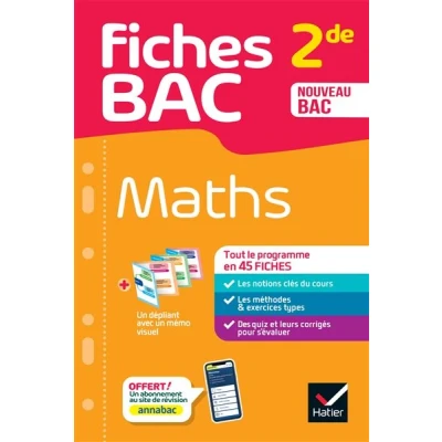 Image de Fiches bac Maths 2de