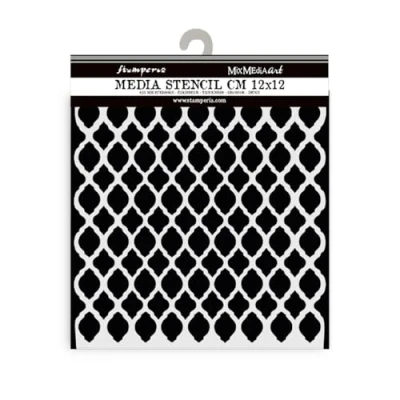 Afbeelding van Stamperia Timeless Thick Stencil 12x12cm Net Texture (KSTDS48)