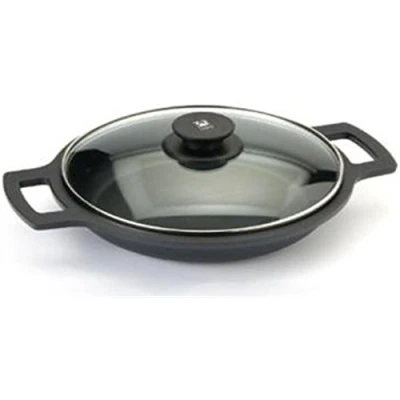 Afbeelding van Kookpot BRA A270532 (32 cm) Zwart Zwart/Oranje Metaal aluminium Gehard Gegoten aluminiu...