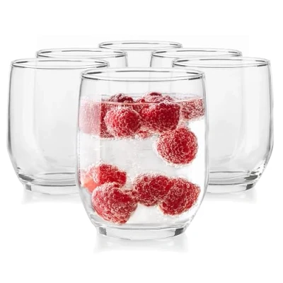 Afbeelding van Glasmark Krosno cocktailglazen, 0,3 liter, vaatwasmachinebestendig, kleine sapglazen, 6 x 300 ml, stuks