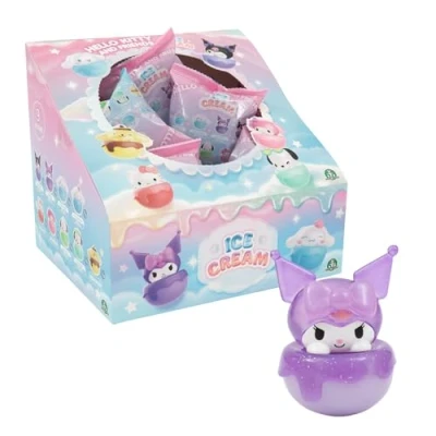 Image de Figurine Hello Kitty Série Ice Cream 4 cm Modèle aléatoire
