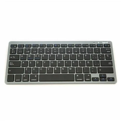 Image de iggual Clavier 60% TKL sans fil Bluetooth 3.0 QWERTY noir et gris