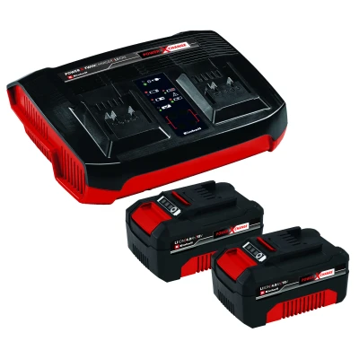 Afbeelding van Einhell Starterkit 18V 2xAccu 4,0AH + DUO Lader SET