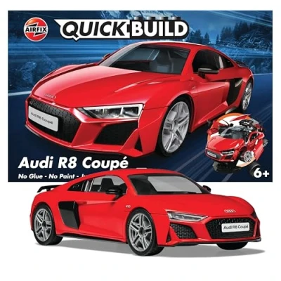 Afbeelding van Airfix J6049 QUICKBUILD Audi R8 Coupe Car Plastic Modelbouwpakket