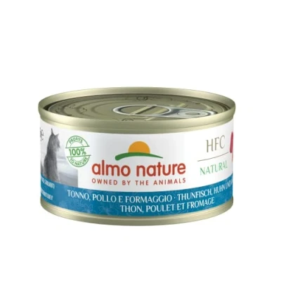 Afbeelding van Almo Nature HFC 24x70g Tonijn, Kip &amp; Kaas