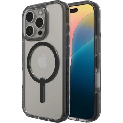 Afbeelding van ZAGG Santa Cruz Snap Mag iPhone 16 Pro Hoesje zwart