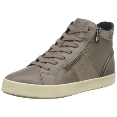Afbeelding van Geox D Blomiee Sneakers voor meisjes, lage sneakers, Dk Taupe