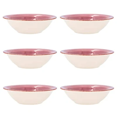 Afbeelding van Kom Quid Vita Roze Keramisch 6 Stuks (18 cm)