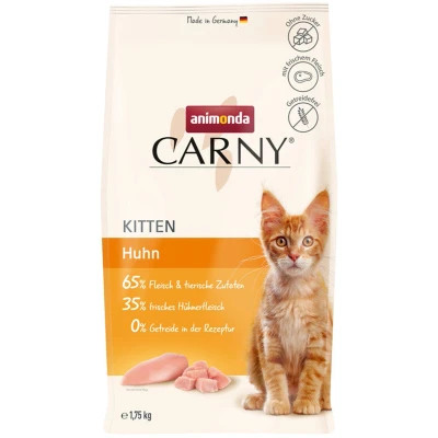 Afbeelding van 3x1,75kg animonda Carny Kitten Kip droogvoer