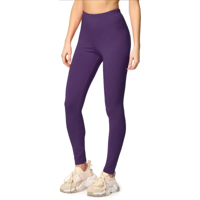 Afbeelding van Merry Style MS MS10 198 LE Dames Leggings Sport Vrijetijdsbroek Lang Katoen Sporbroek Yogabroek Paars XL