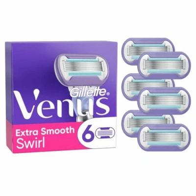 Afbeelding van Gillette Venus Extra Smooth Swirl Scheermesjes XL 6ST