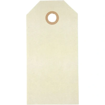 Afbeelding van Creativ company cadeaulabels crème groot 20st