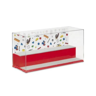 Afbeelding van LEGO Vitrine Iconic Minifigure, Rood