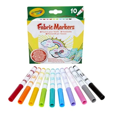 Afbeelding van Crayola Viltstiften 10 Textielstiften Voor Kinderen