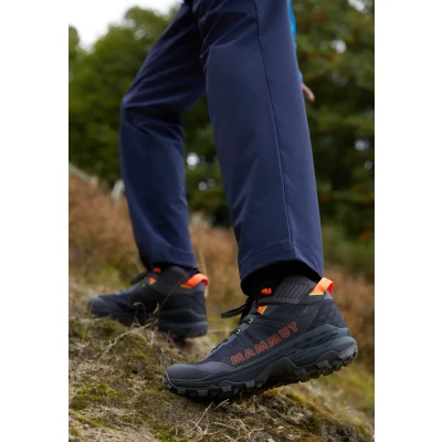 Afbeelding van Mammut Sertig MID GTX Outdoorschoenen, Heren, Maat: 44, Dark titanium vibrant orange Kunststof/ textiel