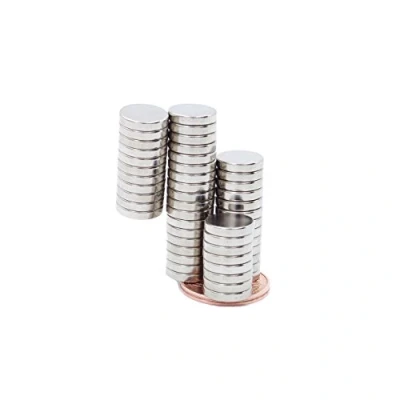 Afbeelding van Brudazon 20 mini magneten 10 x 2 mm N52 sterkste niveau ultrasterke neodymium powermagneet voor modelbouw, foto, whiteboard, handwerk extra sterke schijf