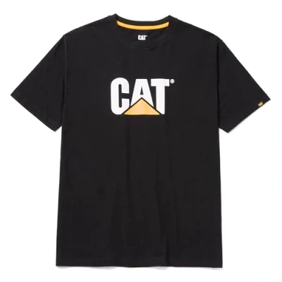 Afbeelding van Cat Erpillar T shirt met logo Tm voor heren, zwart.