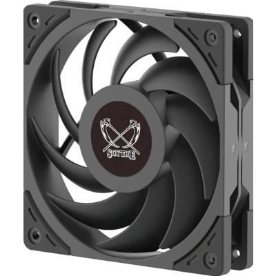 Afbeelding van Scythe Wonder Tornado Ventilatorhuis 120mm 60.29 cfm 350 2000 rpm 26.8 dBA FDB Fan zwart