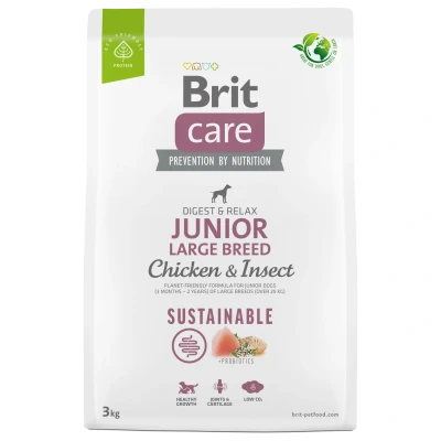Afbeelding van Voer Brit Care Dog Sustainable Junior Large Puppy/junior Kip 20 40 Kg 3