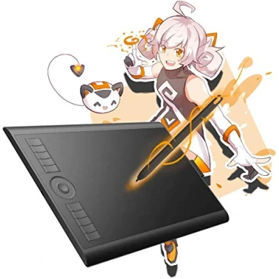 Afbeelding van GAOMON M10K 201810 x 6,25 Inch Grafisch Tablet met Passieve Pen en 8192 Drukniveaus (M10K2018)