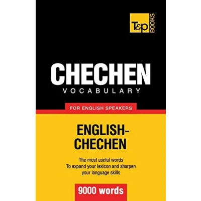 Afbeelding van Chechen Vocabulary For English Speakers 9000 Words