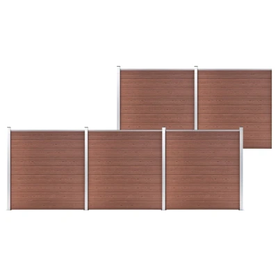 Afbeelding van Schutting 872x186 cm HKC bruin