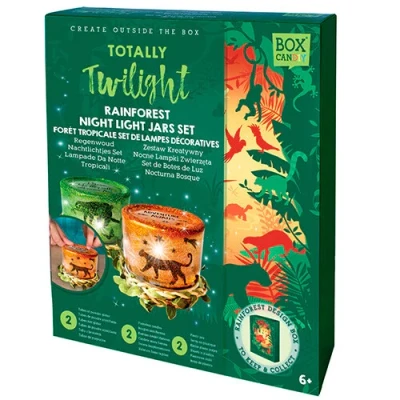 Afbeelding van Box candiy knutselset windlichtjes maken jungle