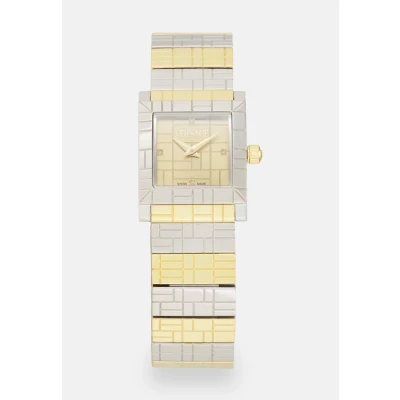 Afbeelding van Versace Watches Mosaic Horloge silvercoloured/goldcoloured, Dames, Maat: One Size, Silver coloured/gold coloured