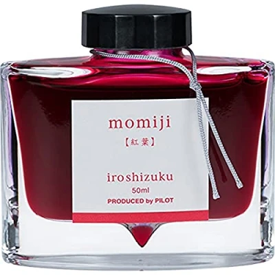 Afbeelding van PILOT Iroshizuku 69208 Momiji herfstbladeren vulpen (rood) 50 ml fles