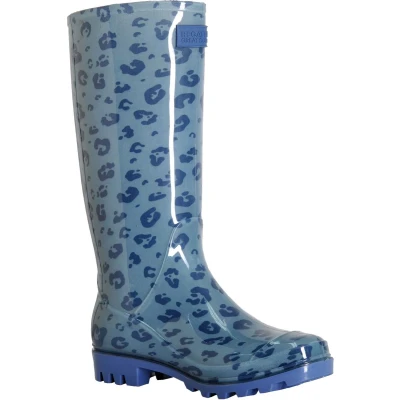 Afbeelding van Regatta Wenlock Regenlaarzen voor dames, pvc, waterdicht, regenlaarzen, Ijsgrijs leisteen blauw