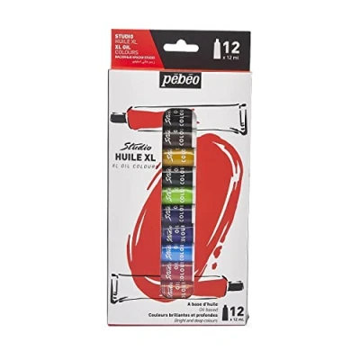 Image de Assortiment Peinture à l&#039;huile Pébéo Studio Huile XL 12 ml tubes