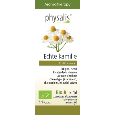 Afbeelding van Physalis Echte Kamille Olie Bio 5ml