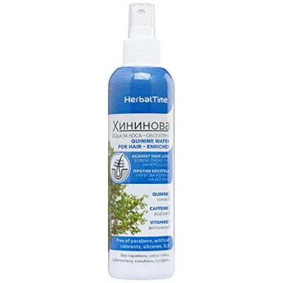 Afbeelding van Herbal Time Spray tegen haaruitval, behandeling zonder sulfaat, parabenen en siliconen, sterk glanzend haar, 200 ml