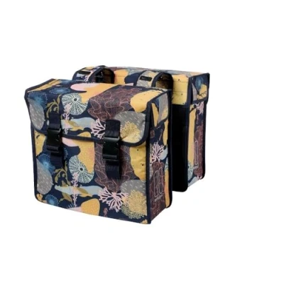 Afbeelding van Dubbele fietstas Basil Mara XL Reef 35 liter 14 x 36 44 cm nachtblauw