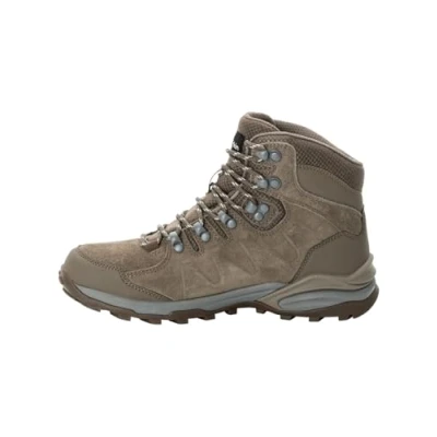 Afbeelding van Jack Wolfskin Refugio Texapore Outdoorschoenen, Dames, Maat: 36, Chestnut Leer en textiel