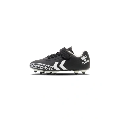 Afbeelding van Hummel Voetbalschoenen met kunststof noppen voor kinderen, Maat: 24, Black white Pu