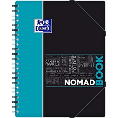 Afbeelding van Oxford NomadBook A4+, 24 x 32 cm, grote ruiten, 160 pagina&#039;s, 90 g