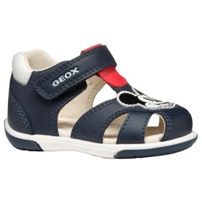 Afbeelding van Geox Sandal Zapito BOY Outdoorsandalen voor kinderen, Maat: 26, Navy/red Leer/ synthetisch