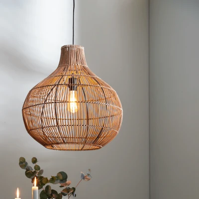 Afbeelding van Pacino hanglamp rotan naturel 50cm
