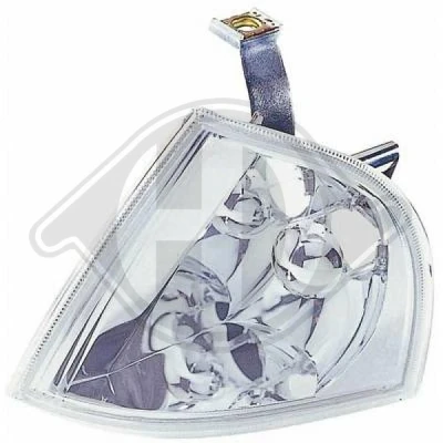 Afbeelding van DIEDERICHS 7830075 Knipperlichten Chroom, Transparent Links PY21W SKODA: Octavia 1 Combi