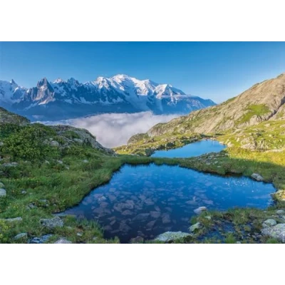 Afbeelding van Nathan puzzel 1500 stukjes Mont Blanc Massief, volwassenen en kinderen vanaf 14 jaar hoogwaardige collectie Escape 12000947
