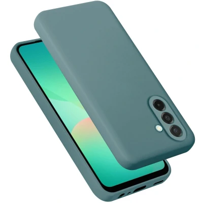 Afbeelding van Cadorabo Hoesje geschikt voor Samsung Galaxy A26 in LIQUID GROEN Beschermhoes gemaakt van flexibel TPU silicone Case Cover
