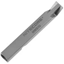 Afbeelding van Nitecore eenkamer noodsignaalfluit gemaakt van titanium, 120db incl. sleutelhanger