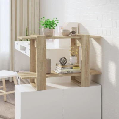 Afbeelding van Boekenkast/kamerscherm 80x30x51 cm sonoma eikenkleurig