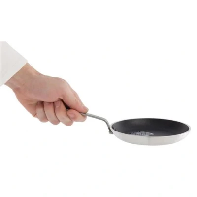 Image de Poêle Professionnelle à Blinis 15 cm Anti Adhésive en Aluminium Vogue x20mm