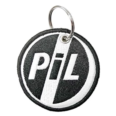 Afbeelding van PIL Public Image Ltd Circle Logo Sleutelhanger Zwart/Wit